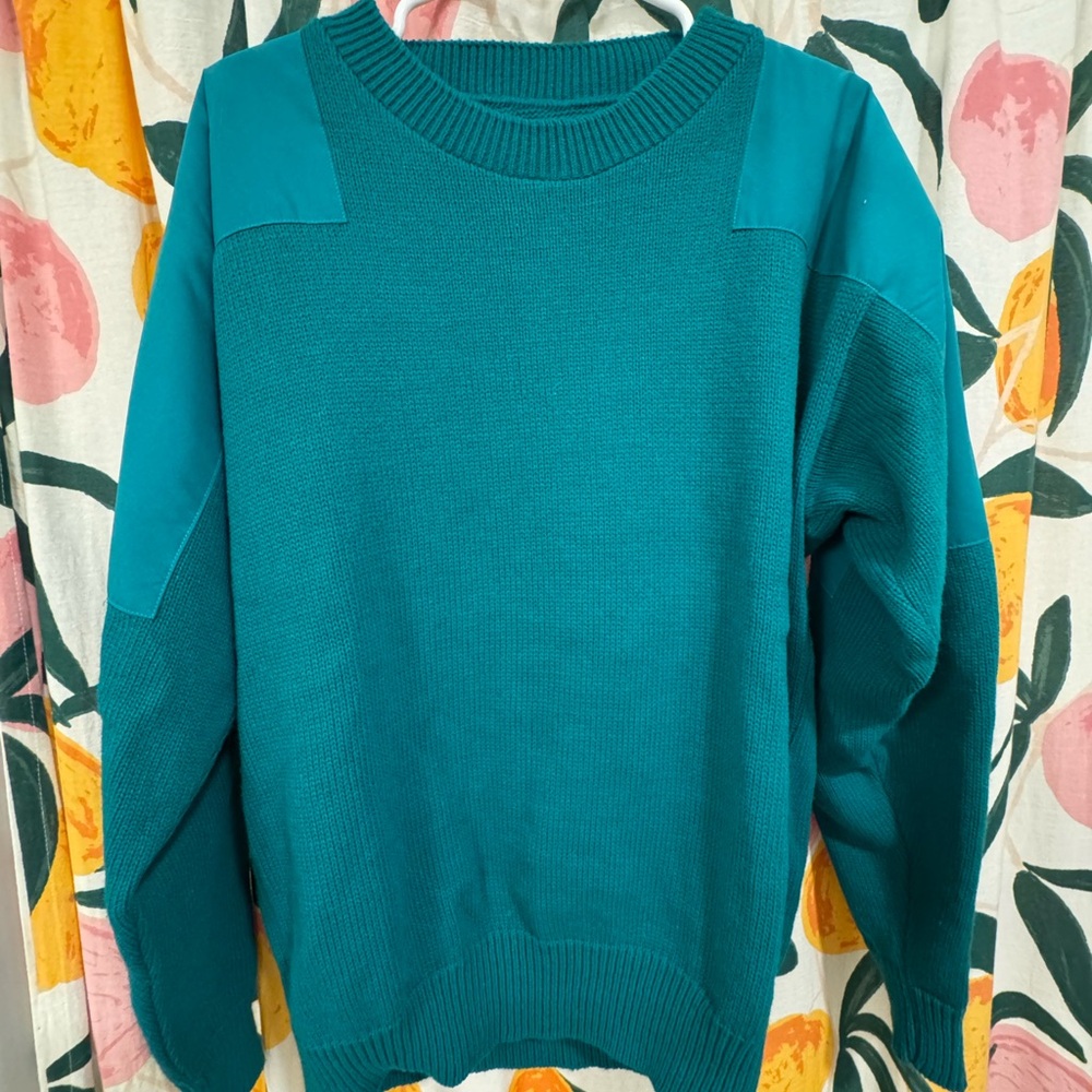 Vintage Men's RainSwetter Golf Top Teal